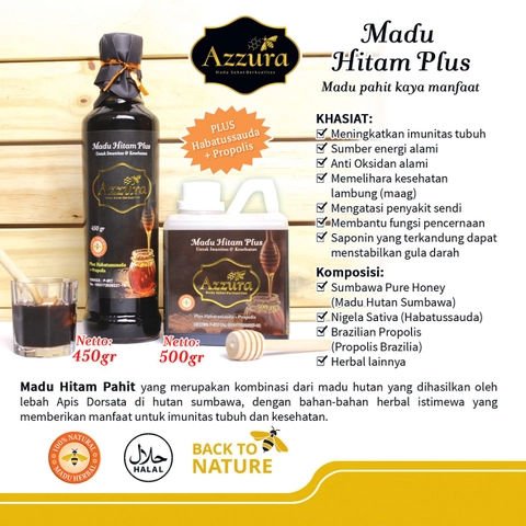 Madu Azzura - Madu Hitam Plus