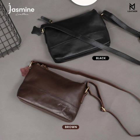 Fashopid - MOONZAYA TAS SELEMPANG KULIT ASLI JASMINE