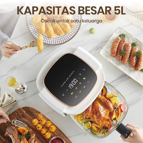 Airfryer Transparant Mecoo