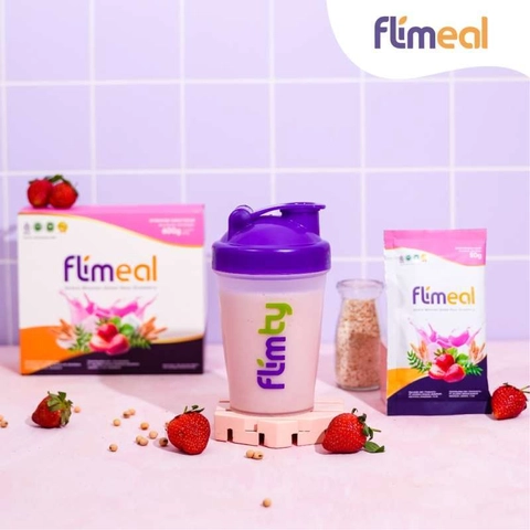 EVM Stockist - Flimty Malang - FLIMEAL (Meal Replacement) - 1 Box (isi 12 sachet)
