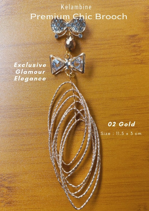 Kelambine - Premium Chic Brooch Bros Chic Premium Elegan Mewah