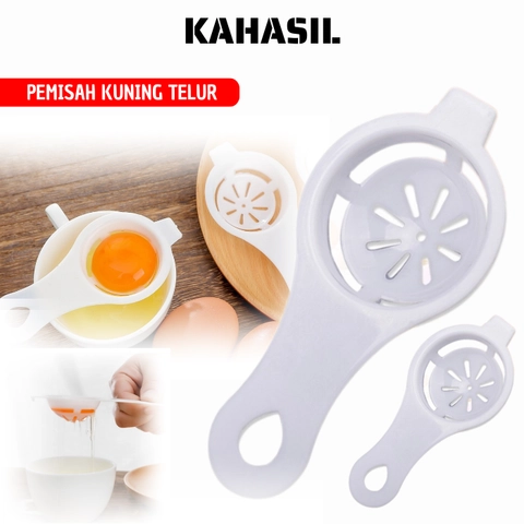KAHASIL - Sendok Alat Pemisah Penyaring Putih dan Kuning Telur