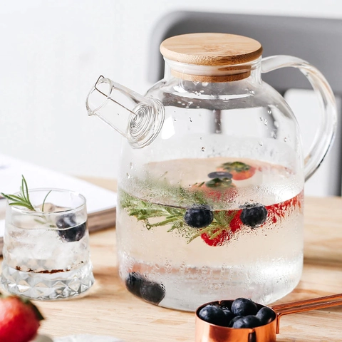 RUMAH RAYA - (PO) Teko Pitcher Teapot Maker Glass 1500 ml - TP-760