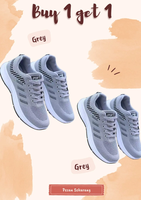 Koekita - Buy 1 Get 1 Sepatu Pria Sneakers Casual Jhon KC01