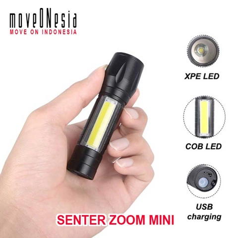 Moveonesia - Senter Kecil dengan Kekuatan Cahaya Yang Terang