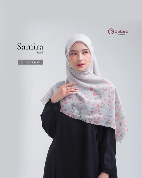 HIJAB MOTIF SAMIRA 110 KERUDUNG SEGI EMPAT