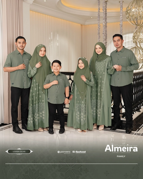 Yasmeera Official - SARIMBIT 2026 ALMEIRA SERIES WARNA LODEN OLIVE