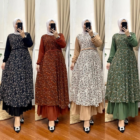 Celin Fashion [TA] - Gamis Kayla motif