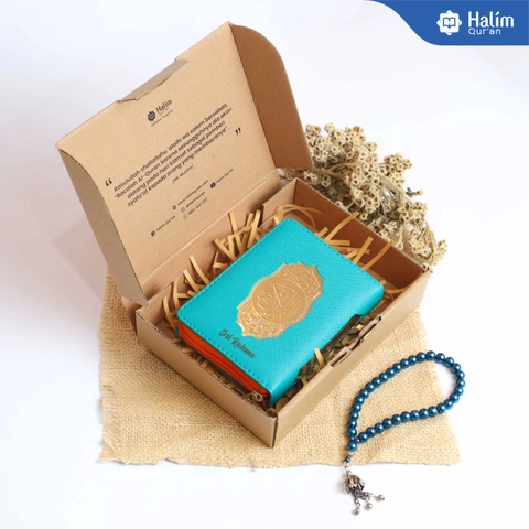 BUNDLING QURAN TERJEMAH AL HALIM RUBU B7 QPP COLOURFUL GRATIS CUSTOM NAMA DAN BOX COCOK UNTUK HADIA