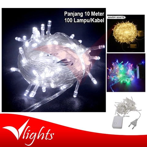 V Lights - Lampu LED Natal Dan Lampu Hias 10 Meter