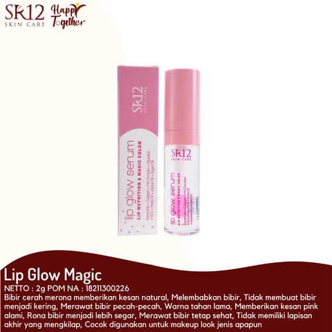 SR12 Lip Glow Serum Mencerahkan Bibir Gelap Dan Melembabkan Bibir Kering