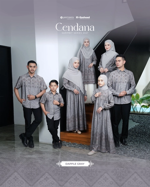 Yasmeera Official - SARIMBIT 2027 CENDANA SERIES WARNA DAPPLE GRAY