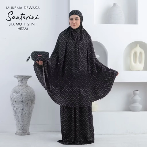 Alifa Shop - Mukena Motif/Mukena Dewasa/Mukena Terbaru/Mukena Santorini