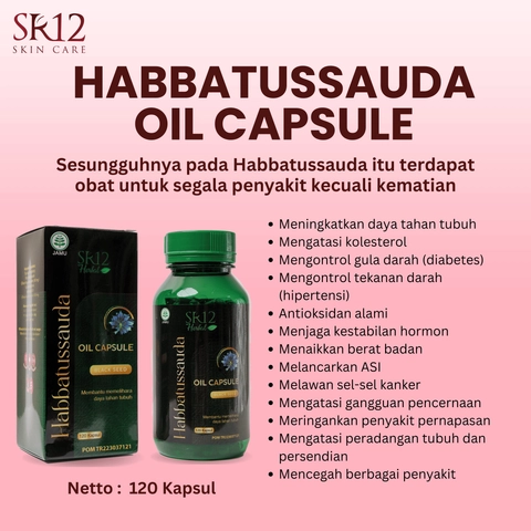 SR12 Habbatussauda Mengatasi Kolesterol Diabetes Hipertensi Dan Meningkatkan Daya Tahan Tubuh