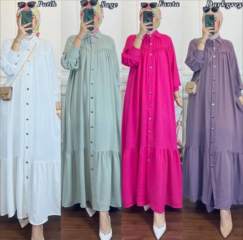 Khisna collection - Gamis rempel FANIA DRESS