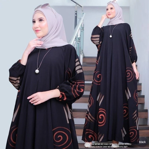 Batik Ayodha - GAMIS KAFTAN CLAUDYA 2 ALLSIZE JUMBO