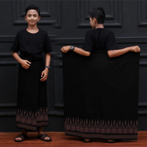 Kois Batik - Sarung Batik Anak Remaja Sd Sampai Smp bagus Banget Motif saskara