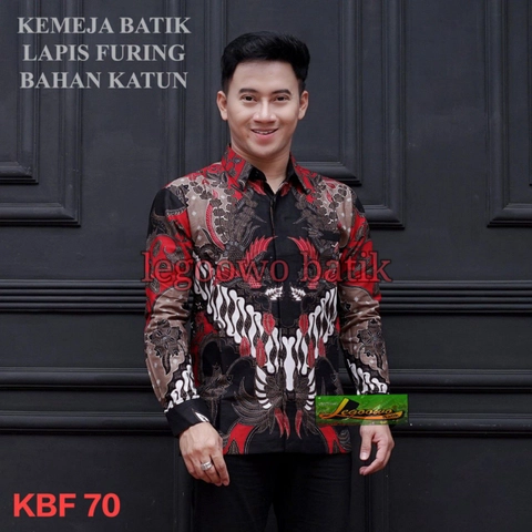 legowo batik - Kemeja batik lapis furing KBF 70