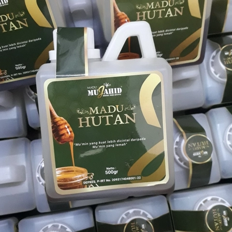 Madu Hutan - MUJAHID 500grm - Suplemen Herbal
