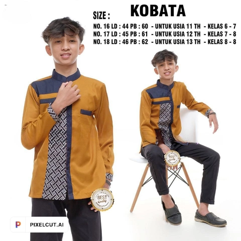 Khisna collection - Koko anak remaja new SERIES KOBATA