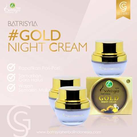 Batrisyia Gold Night Cream 15 gr
