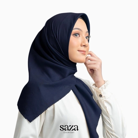SAZA Everyday - Jilbab Segiempat Aira Voal SQ Navy