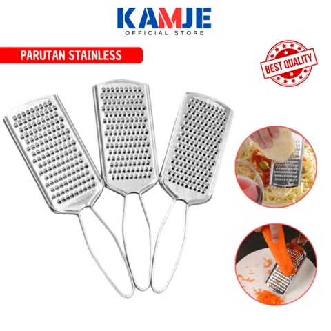 KAMJE Parutan Keju Kentang Sayur Wortel Stainless Serbaguna Multifungsi KMJ077