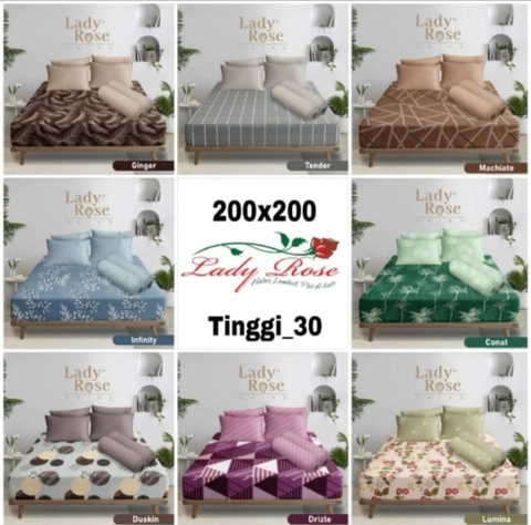 Dylan 19 [TA] - Dylan 19 - Sprei lady rose prime 200x200 tinggi 30cm