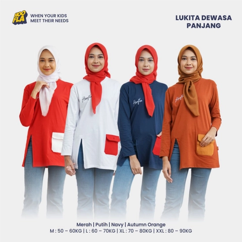 Hoofla - Kaos Dewasa Panjang Lukita Sarimbit Series