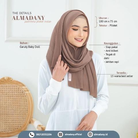 Pashmina Plisket Instan