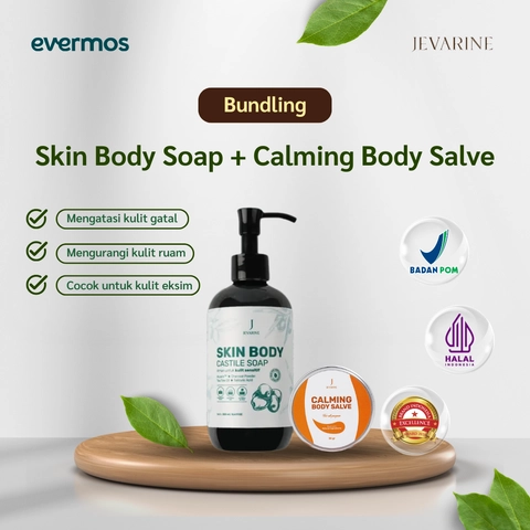 Jevarine - Skin Body Castile Soap + Calming Body Salve