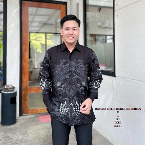 Kois Batik - Kemeja batik berfuring new arrival motif pusoko