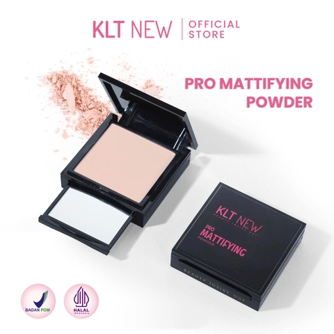 KLT NEW - KLT NEW Pro Mattifiying - Compact powder bedak padat 01 Light