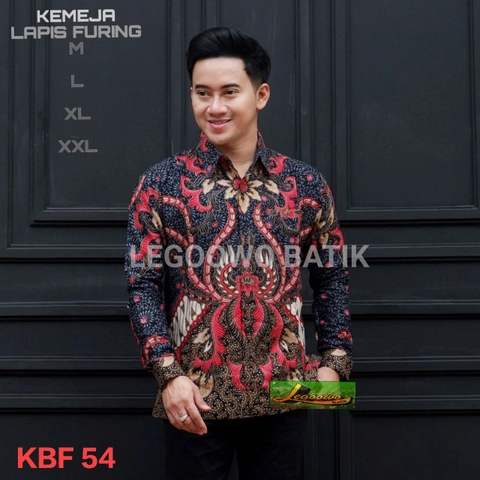 legowo batik - Baju Batik Pria Lapis Furing KBF54