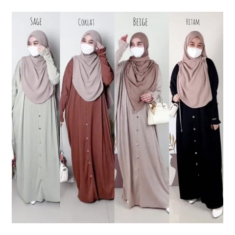 Khisna collection - New gamis abaya Batwing haleema