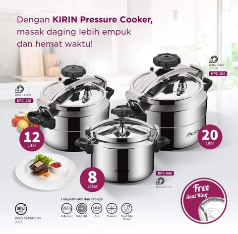 Kirin - Pressure Cooker KPC-120 Panci Presto 