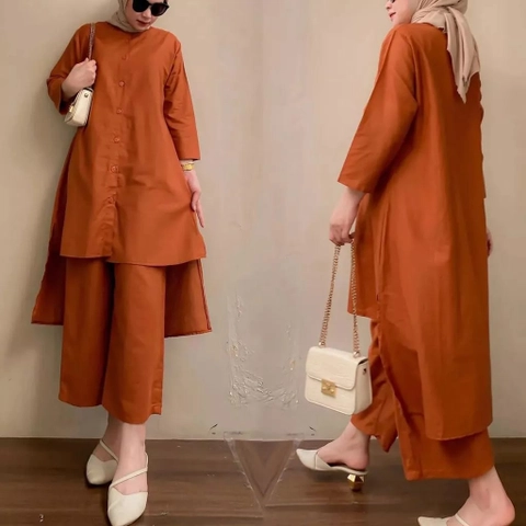 Muslim Clothing - Muslim Clothing - Dara Set / Setelan Wanita Matt Shakila / Atasan + Celana / Fashion Wanita Kekinian