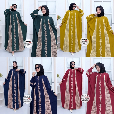 Batik Alfin - Baju wanita cantik kaftan mawar model kekinian terbaru