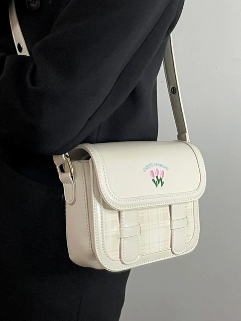 Nasuya - Yeona Bag - ( Free Box Exclusive ) Tas Wanita Korea Cantik Terbaru Slimbag Lucu Cream