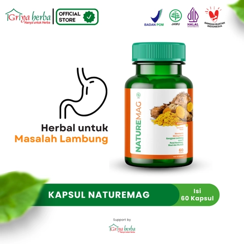 Griya Herba - Naturemag Obat Herbal Membantu Mengobati Maag Asam Lambung Gerd Halal BPOM