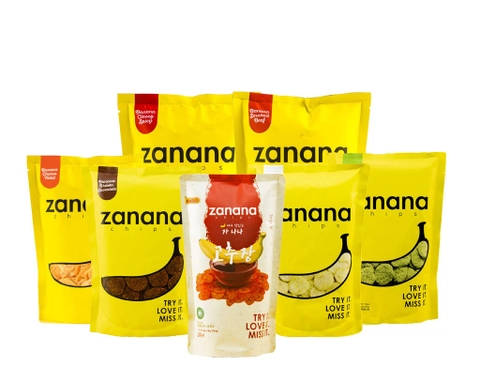 Kakarak - Zanana Makanan Ringan Keripik Pisang 100gr