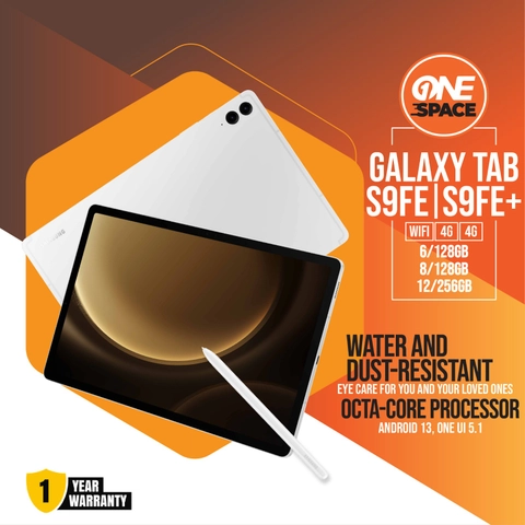 One Space - Samsung Galaxy Tab S9 Fe Fe+ 5G Wifi Tablet 6/128 8/128 12/256 GB