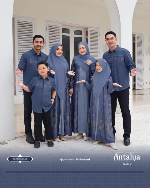 Yasmeera Official - SARIMBIT 2026 ANTALYA SERIES WARNA COASTAL BLUE