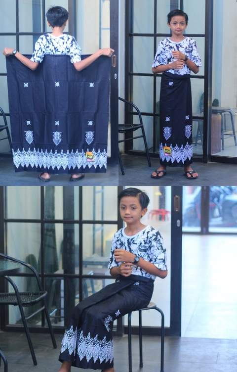 Kois Batik - Sarung remaja usia 7 sampai 18 tahun motif pinto aceh