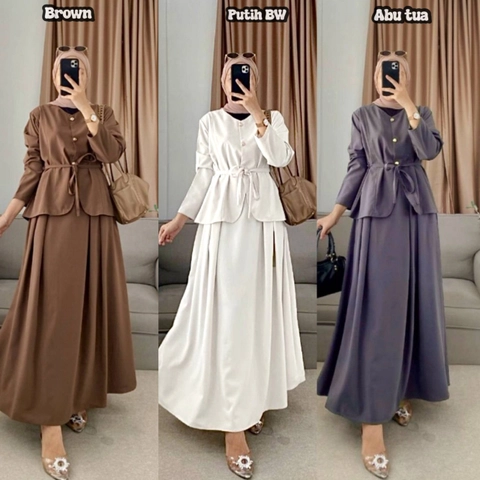 Khisna collection - Oneset rok HEIDI terbaru limited edition