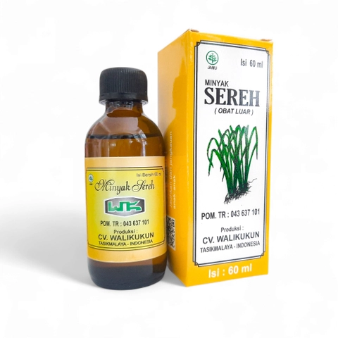 MINYAK SEREH WALIKUKUN - Minyak Gosok Untuk Pegal Linu & Gatal / Obat Gosok Herbal / Aroma Terapi