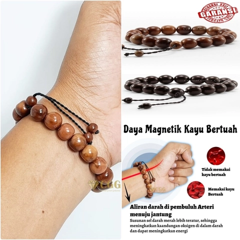 CENTRAL GROSIR GEMSTONE - Gelang Tasbih Kaukah Model Bulat