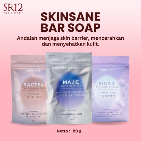 SR12 Skinsane Face And Body Bar Soap