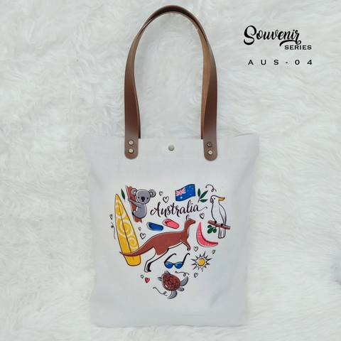 Dewani - Totebag Canvas Seri Souvenir Tas Kanvas oleh oleh Australia - 04