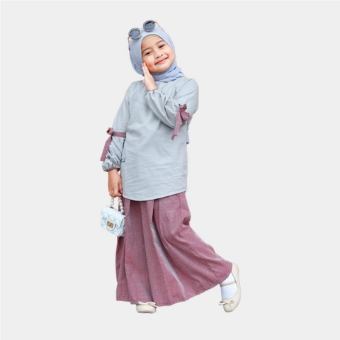 Hoofla -Naura Set Blouse Maroon